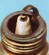 Overheated spark plug