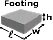 Rectangular Footing